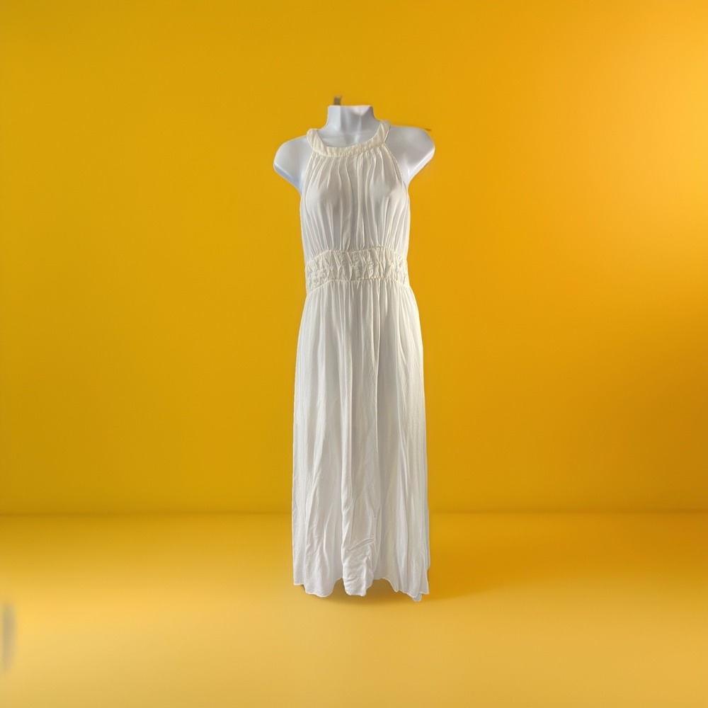 Promesa Womens Halter Maxi Dress Size Small Romantic Fairy Core Whimsical Angel